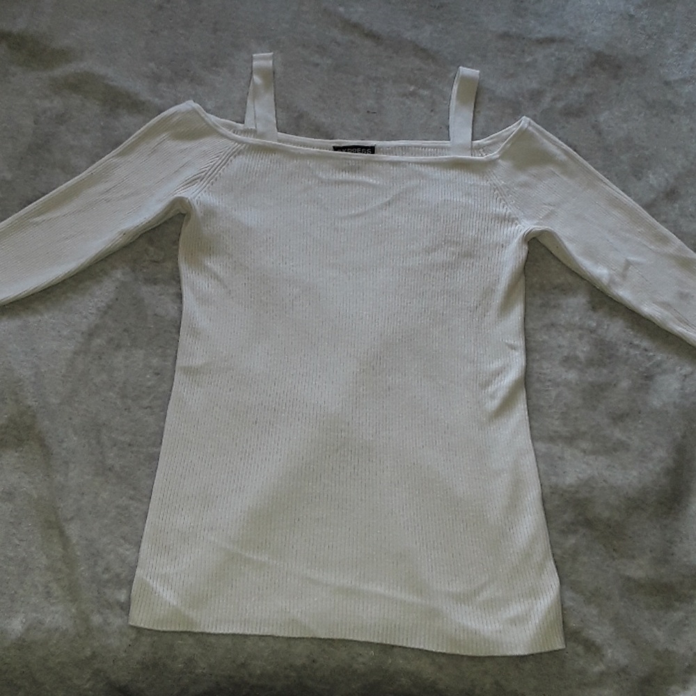 White knit top